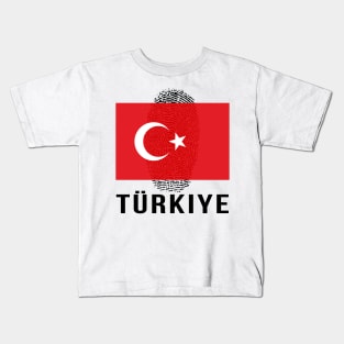 Turkey Flag Soccer DNA Kids T-Shirt